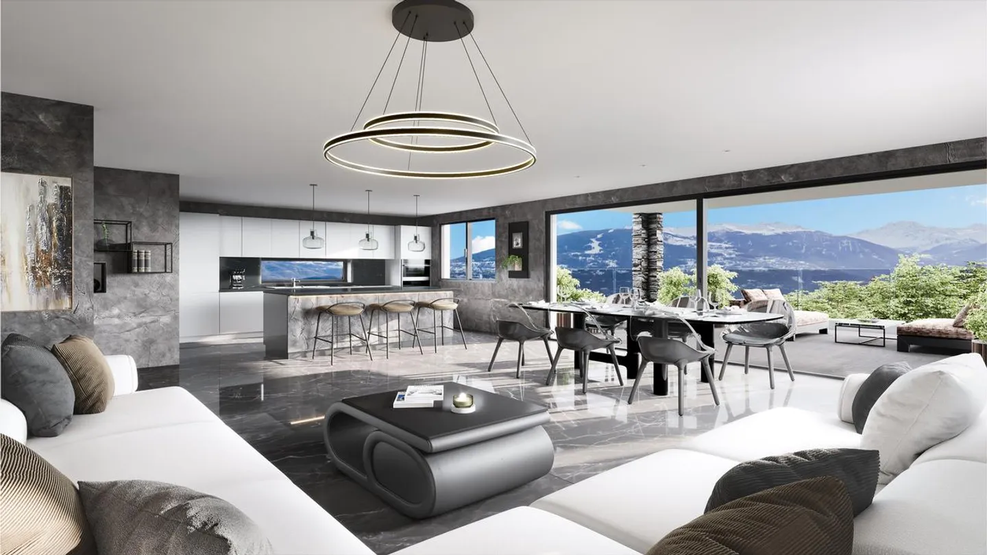 IN VENDITA APPARTAMENTO 5.5 STANZE DI ALTA QUALITÀ A MIEGE - Foto 1 di 5