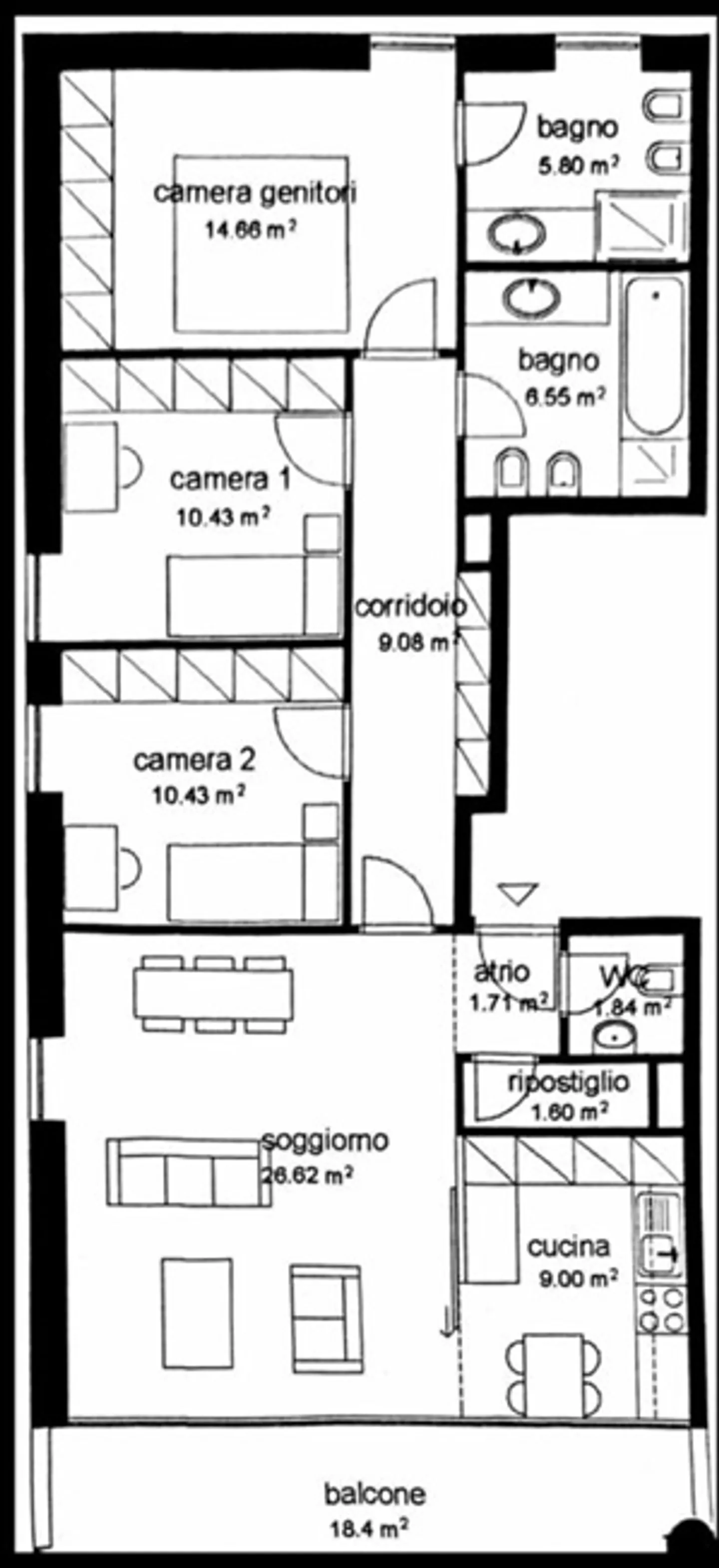 Elegant 4.5-Room Apartment with Breathtaking View Residential Complex La Perla - Photo 20 of 20