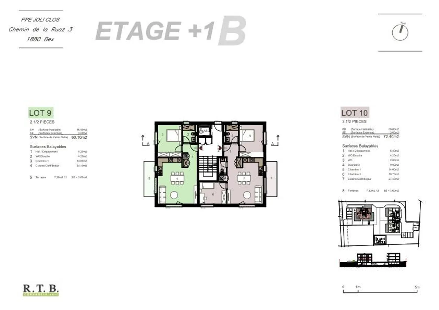 Wohnung 3,5 Zimmer (Einheit 10) im 1. Stock in Bex - Photo 7 sur 13