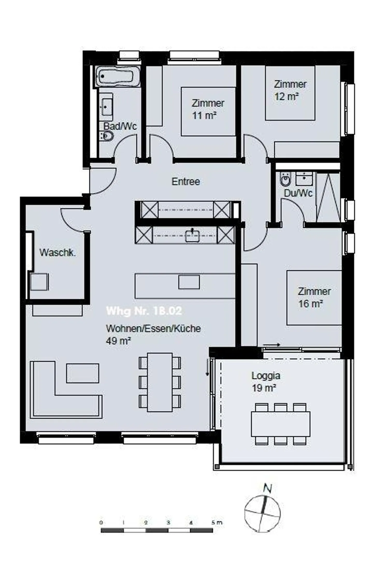 4 1/2-ZW BEGONIE NR. 1B.02 - FIRST OCCUPANCY, NEW BUILD - Photo 5 of 5