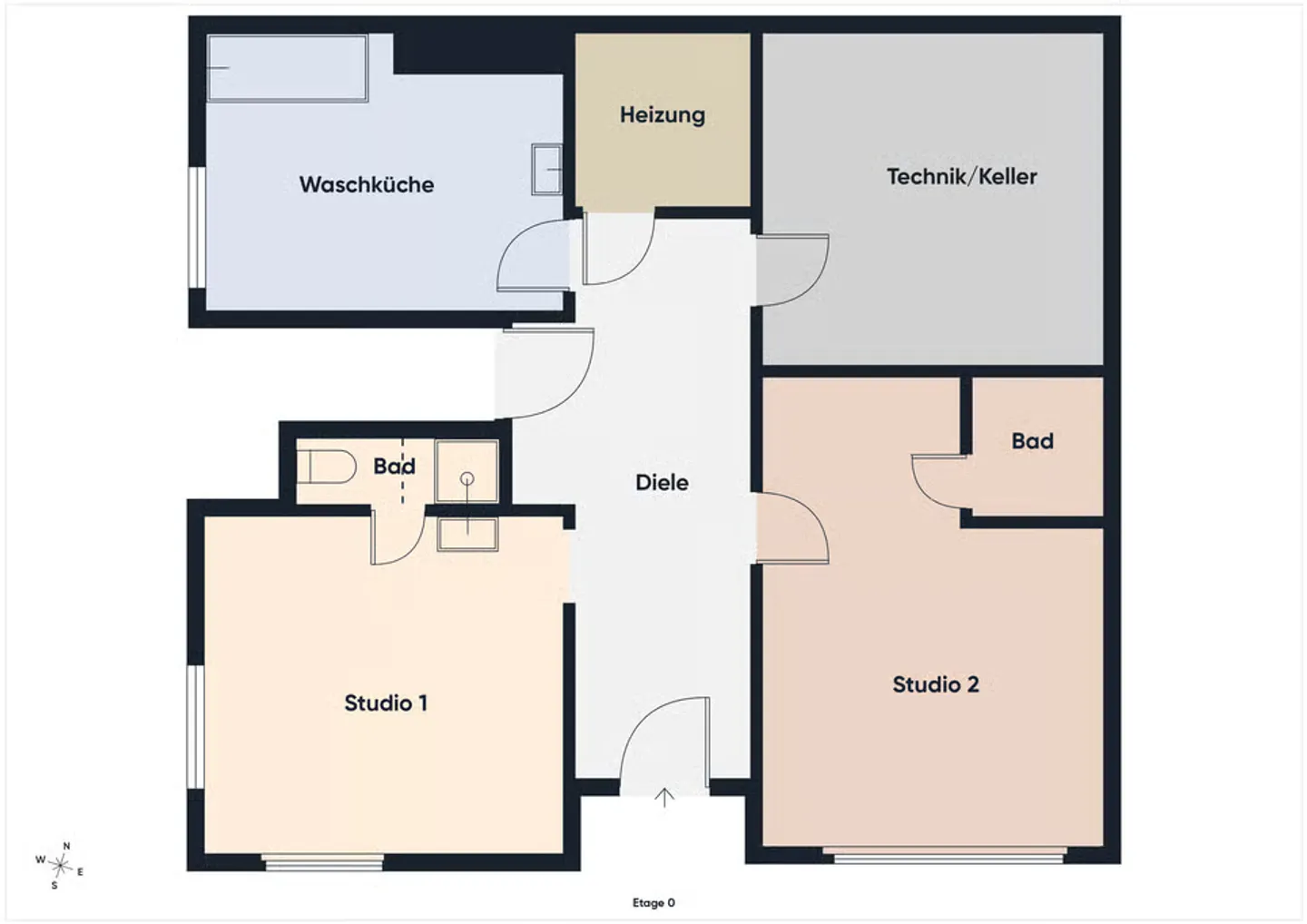 Partially renovated chalet with 4 residential units for sale in Bürchen - Photo 9 of 13