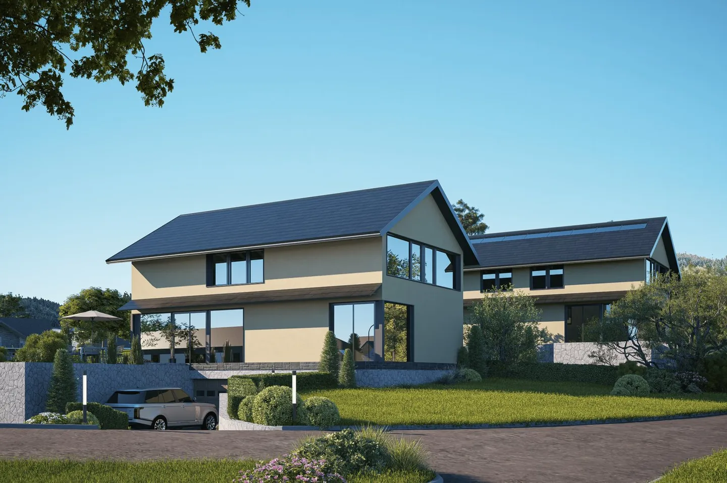 Villa individuelle neuve à Bussy-sur-Moudon - Photo 1 sur 3