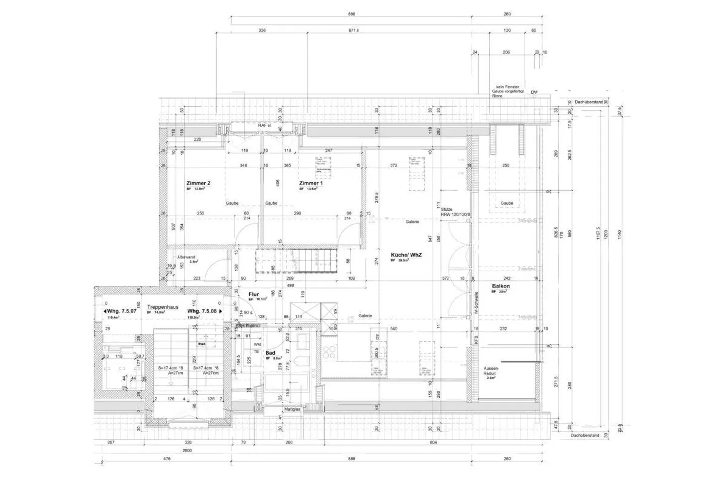 Attico con vista sul verde e sulla regione di Mutschellen - Foto 11 di 14