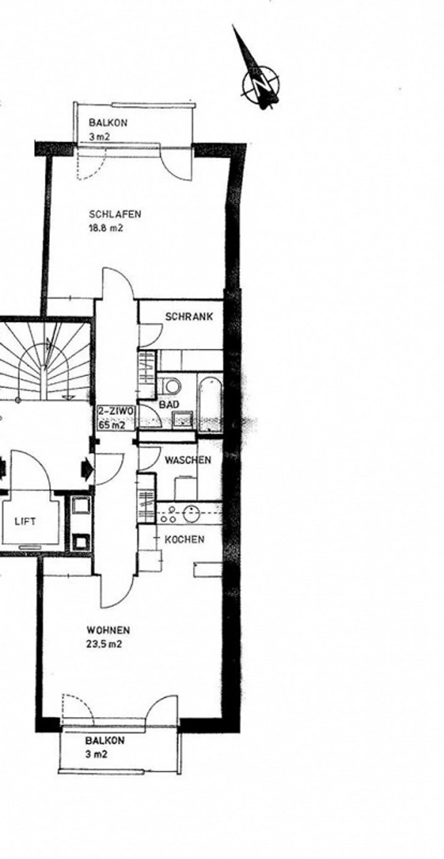 Geräumige Wohnung nahe Spalentor - Foto 2 von 7