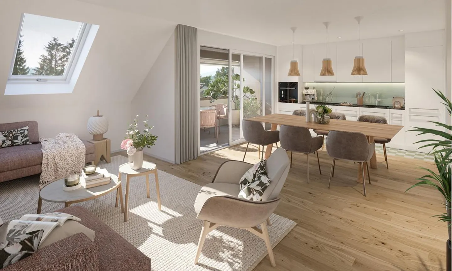 Modernes Apartment in Worben - Foto 2 von 8