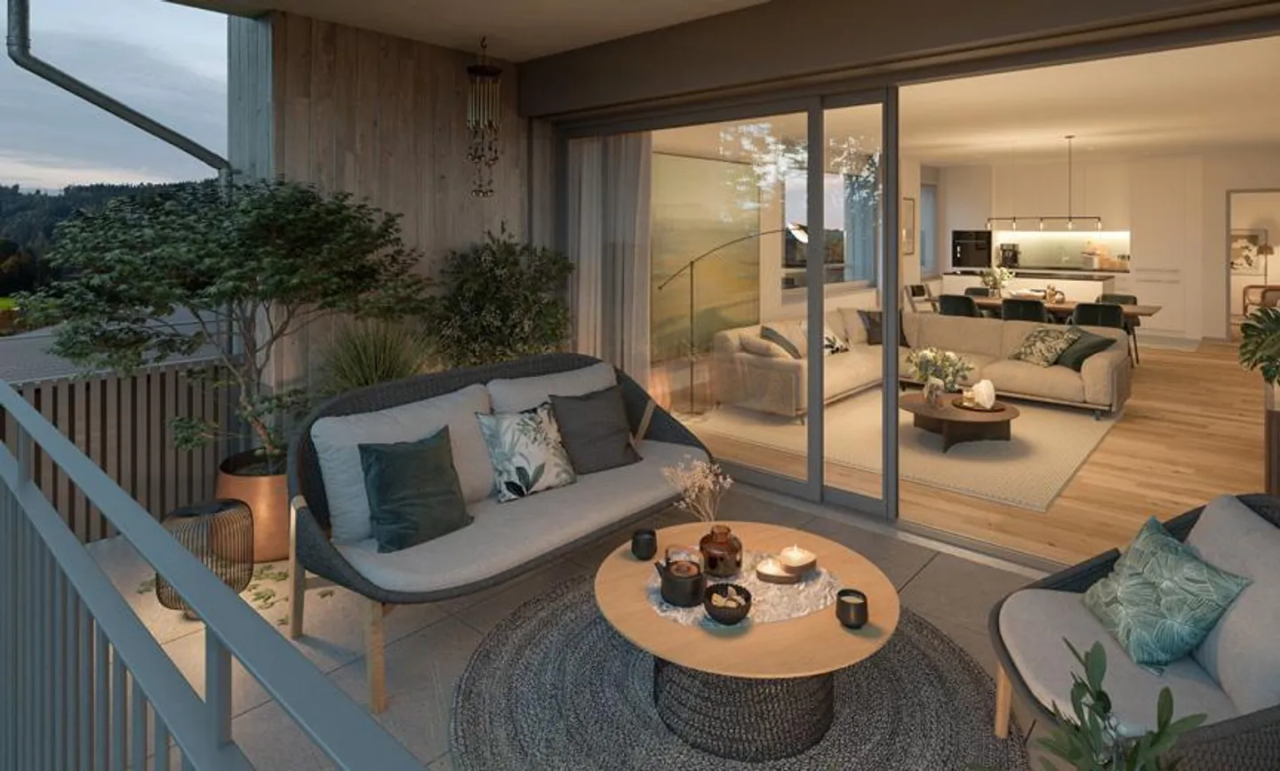 Modernes Apartment in Worben - Foto 3 von 8