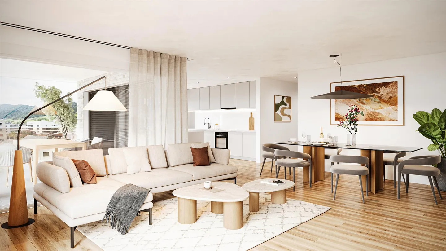 New building Widnau West:: 3 ½- & 4 ½-room condominiums - Photo 10 of 14