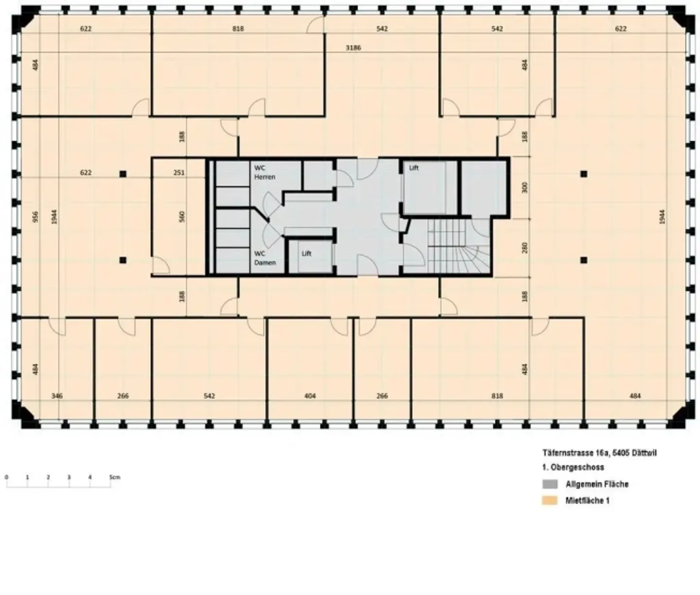 «70 m2 - 1'100 m2 - Büroräumlichkeiten im Industriegebiet Täfern» - Foto 7 von 11