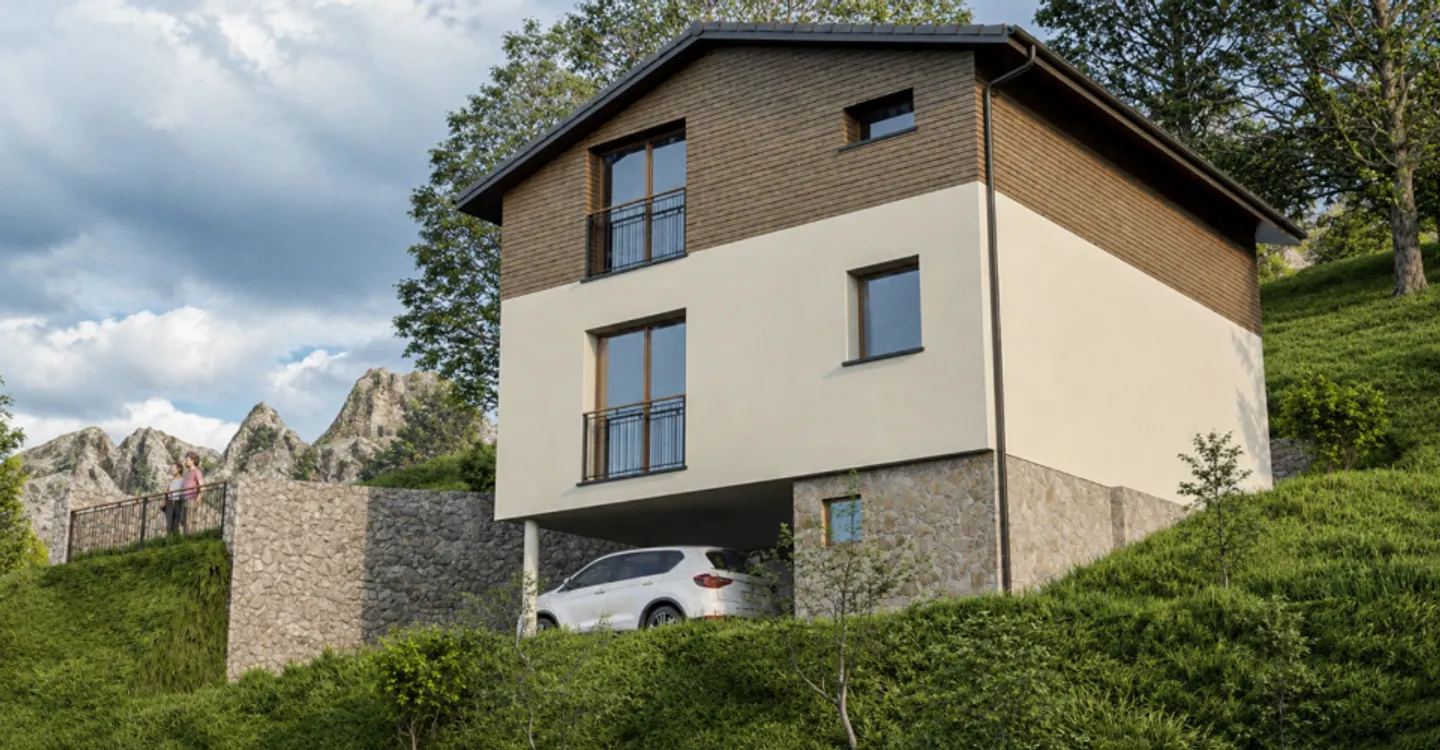 New Villa with Garden in Collombey - Photo 3 of 12