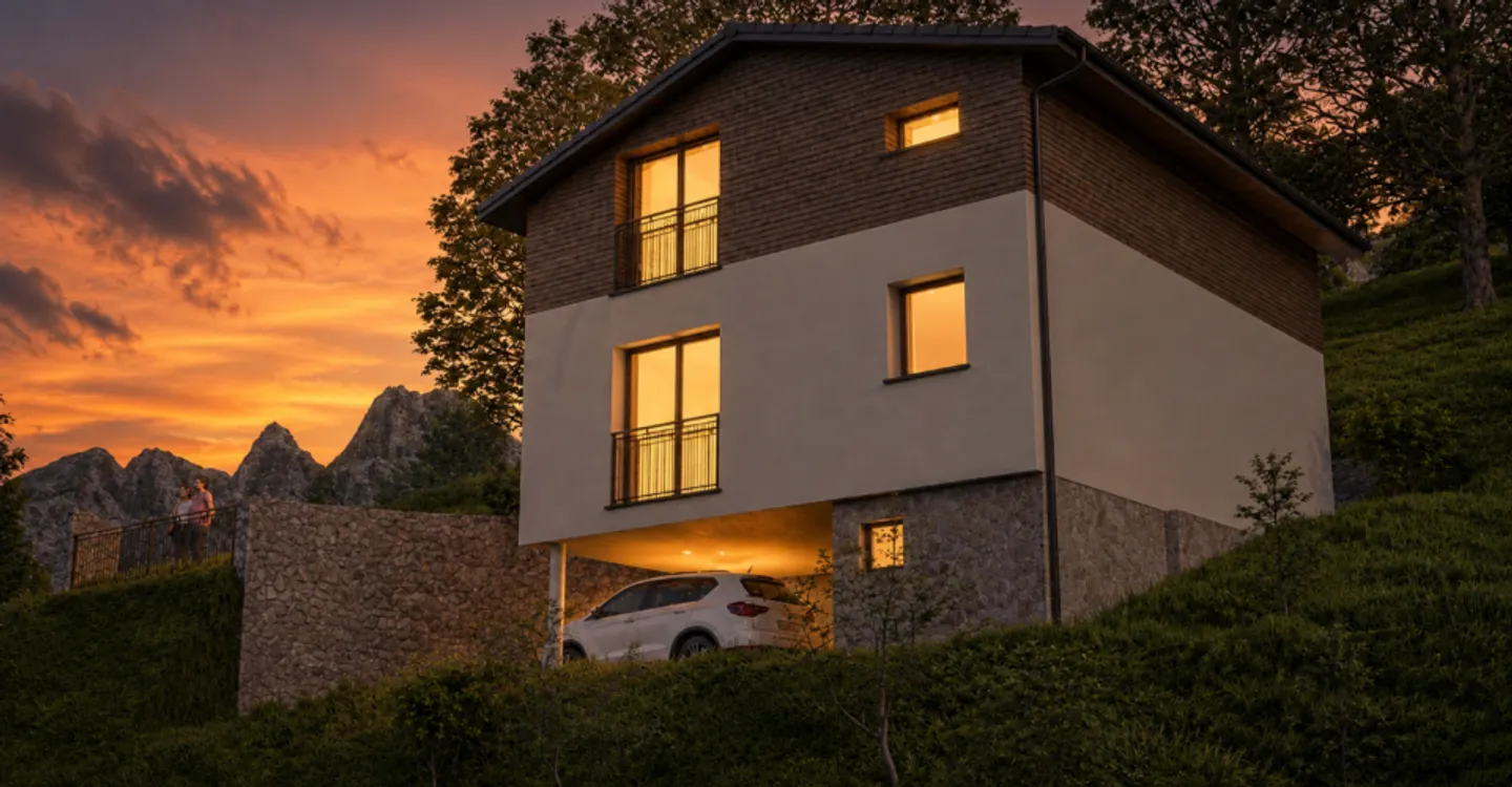 New Villa with Garden in Collombey - Photo 5 of 12