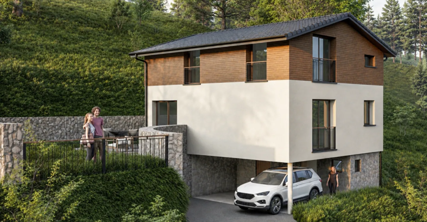 New Villa with Garden in Collombey - Photo 4 of 12