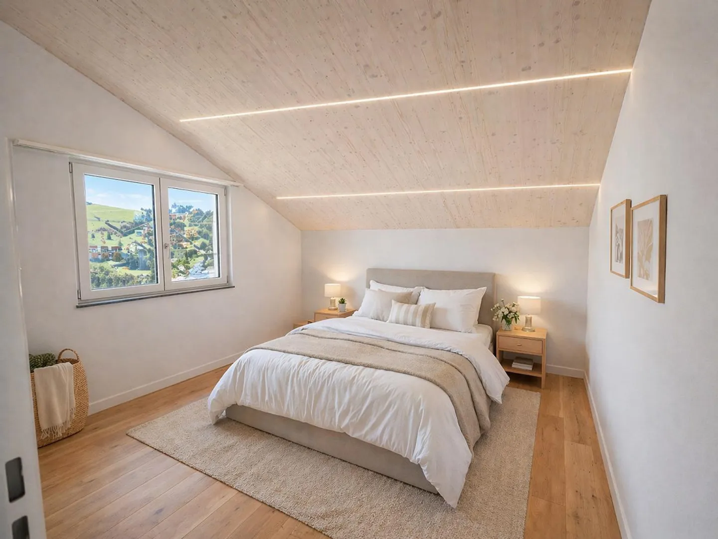 Modernes Attika-Apartment mit Balkon - Foto 6 von 9