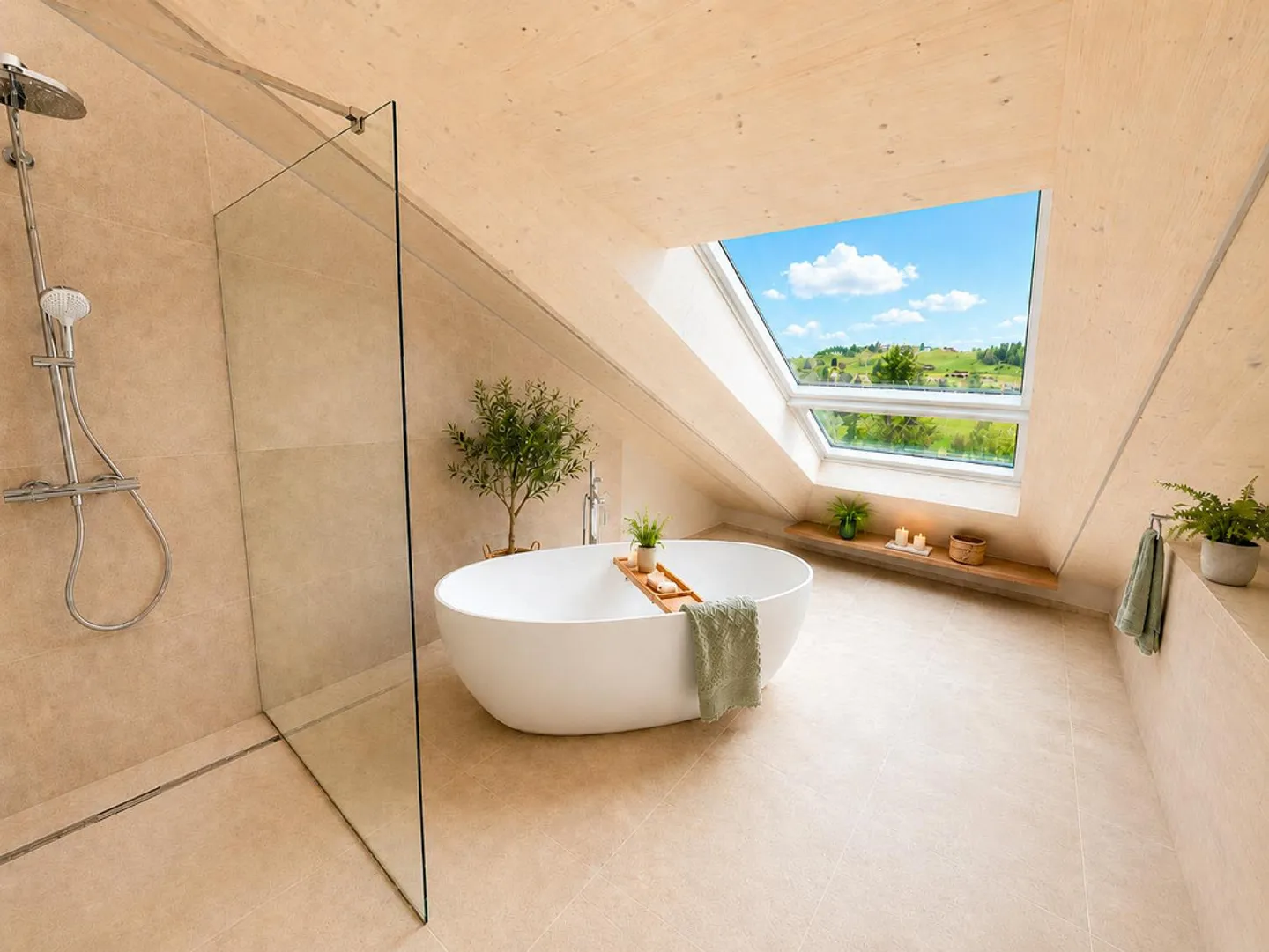 Modernes Attika-Apartment mit Balkon - Foto 3 von 9
