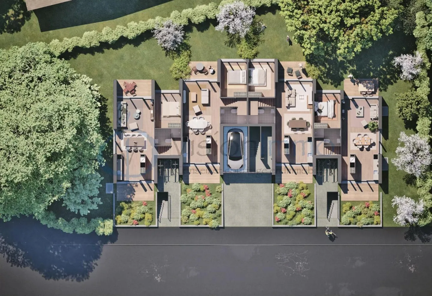 Modernes Townhouse mit Garten - Foto 6 von 8