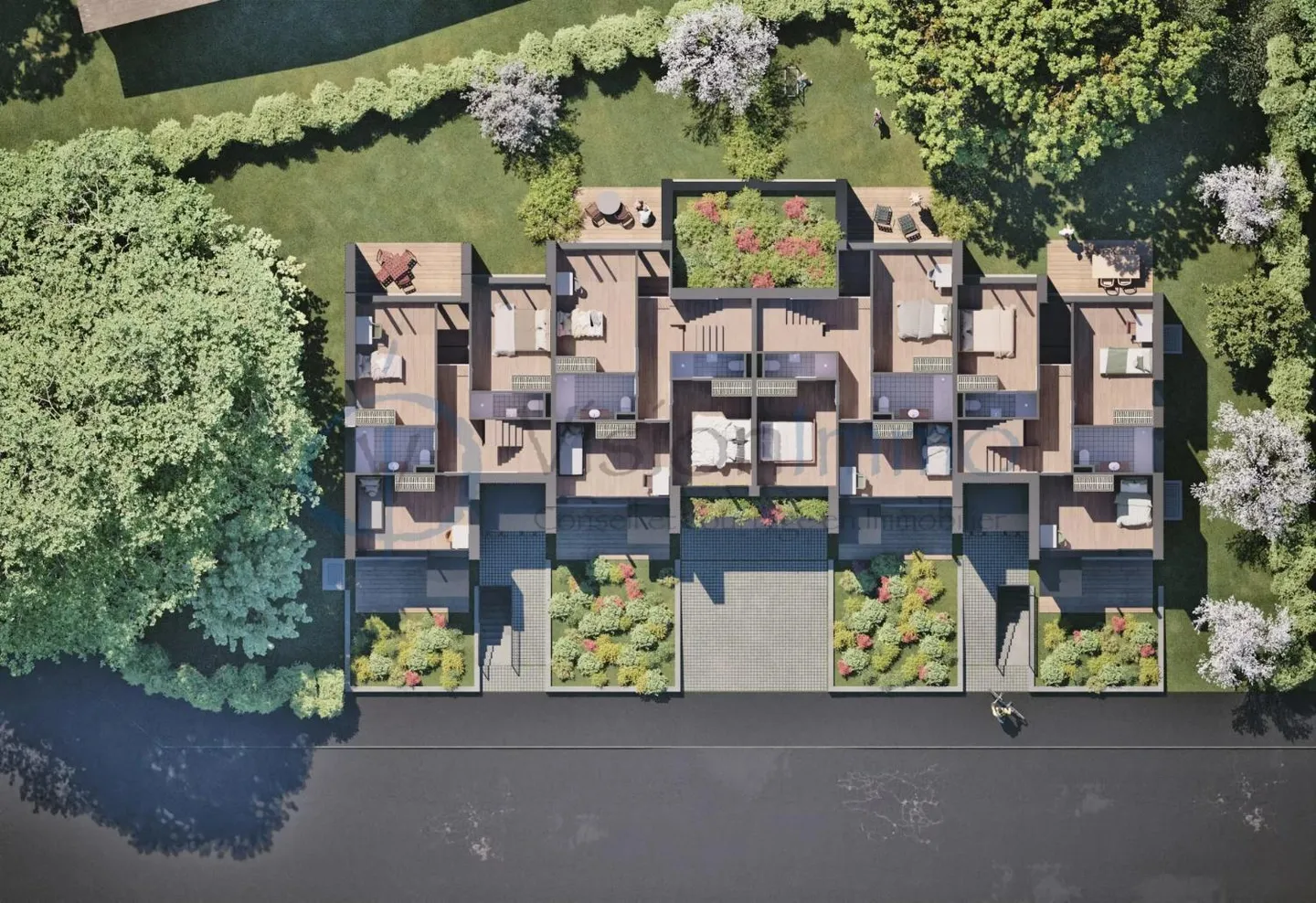 Modernes Townhouse mit Garten - Foto 7 von 8