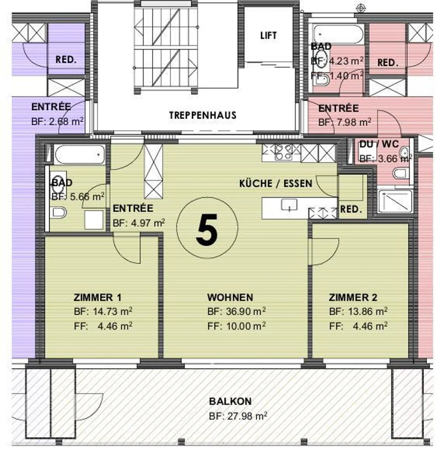 Zürcherstrasse 111 - Appartement de 3,5 pièces à Feuerthalen - Photo 11 sur 11