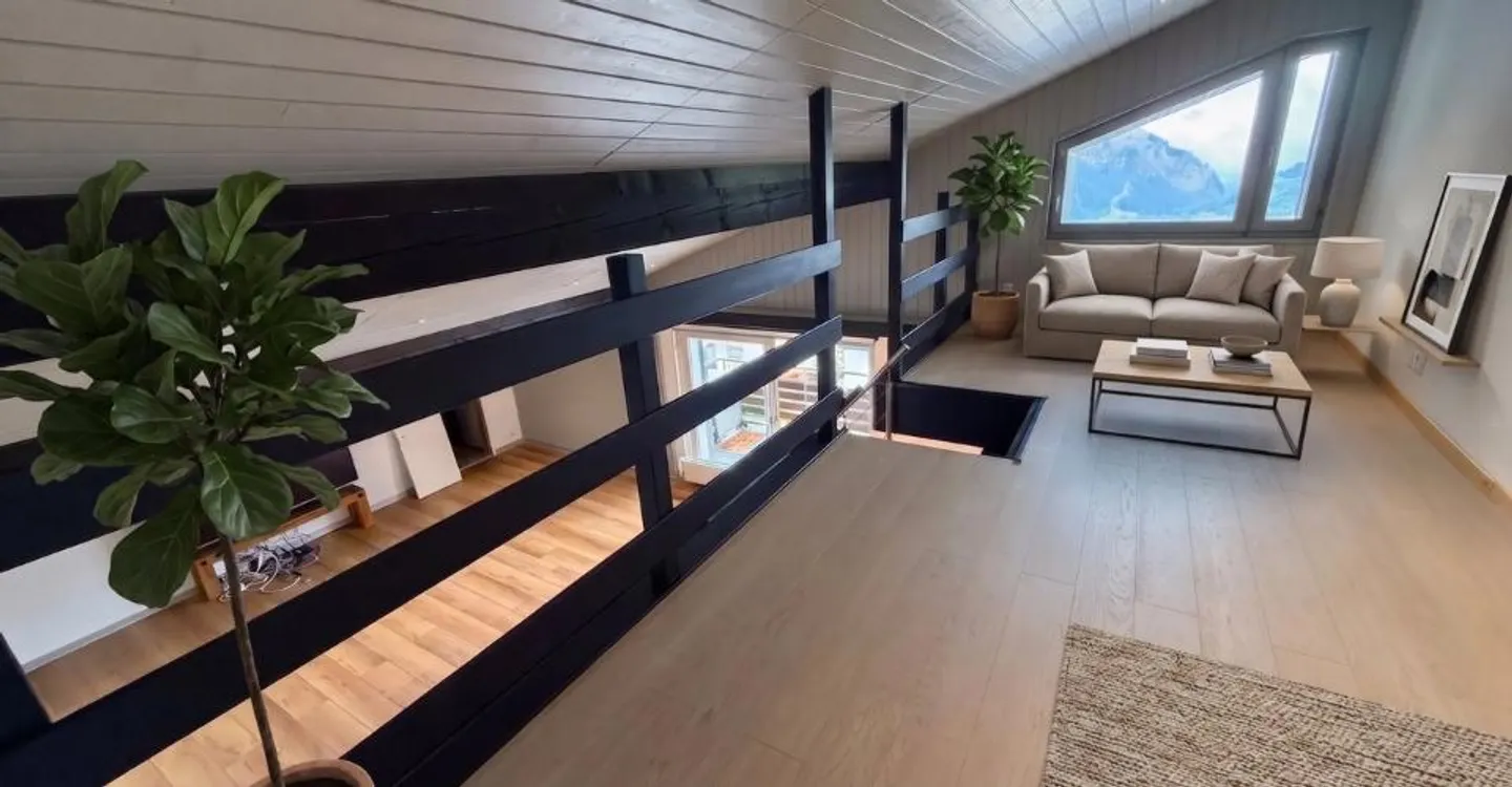 Penthouse avec un magnifique panorama alpin - Photo 2 sur 5
