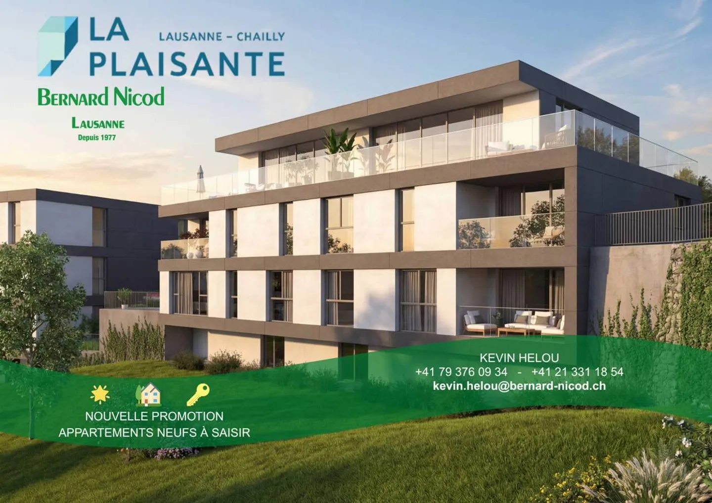 Appartement avec 3,5 pièces et grande terrasse - Photo 1 sur 7