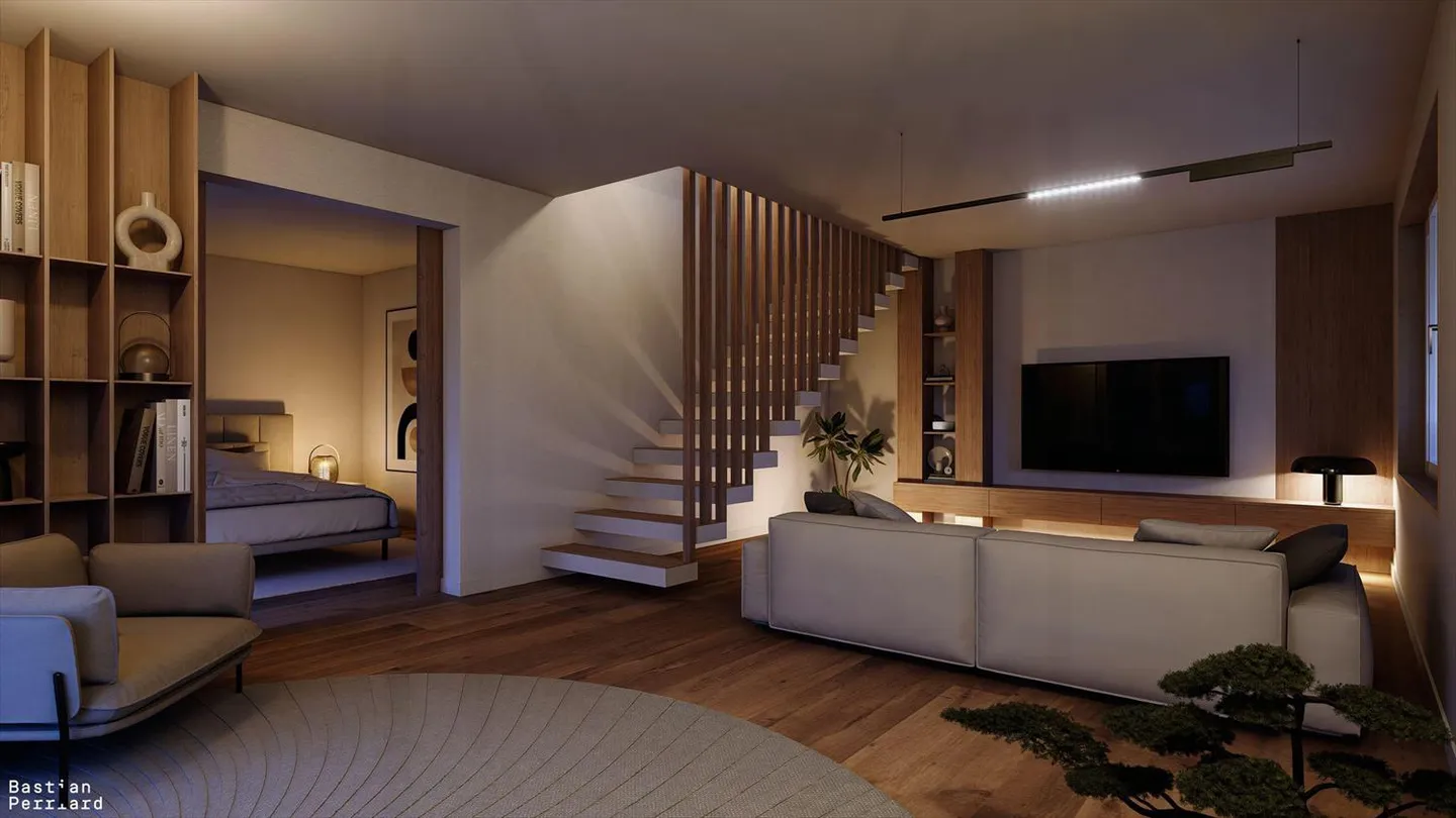 Magnificent 5.5-room penthouse apartment with a beautiful view of the countryside - Photo 4 of 6