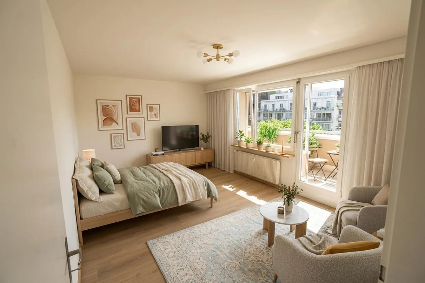 Renovated single apartment with beautiful balcony - Photo 2 of 5
