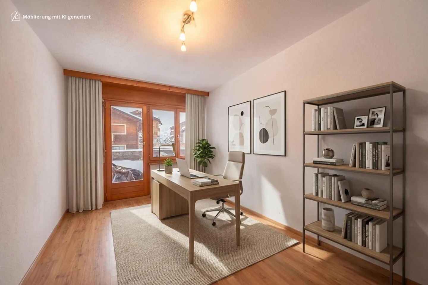 Vivre avec panorama sur les montagnes - Appartement de 4,5 pièces avec terrasse unique - Photo 6 sur 11
