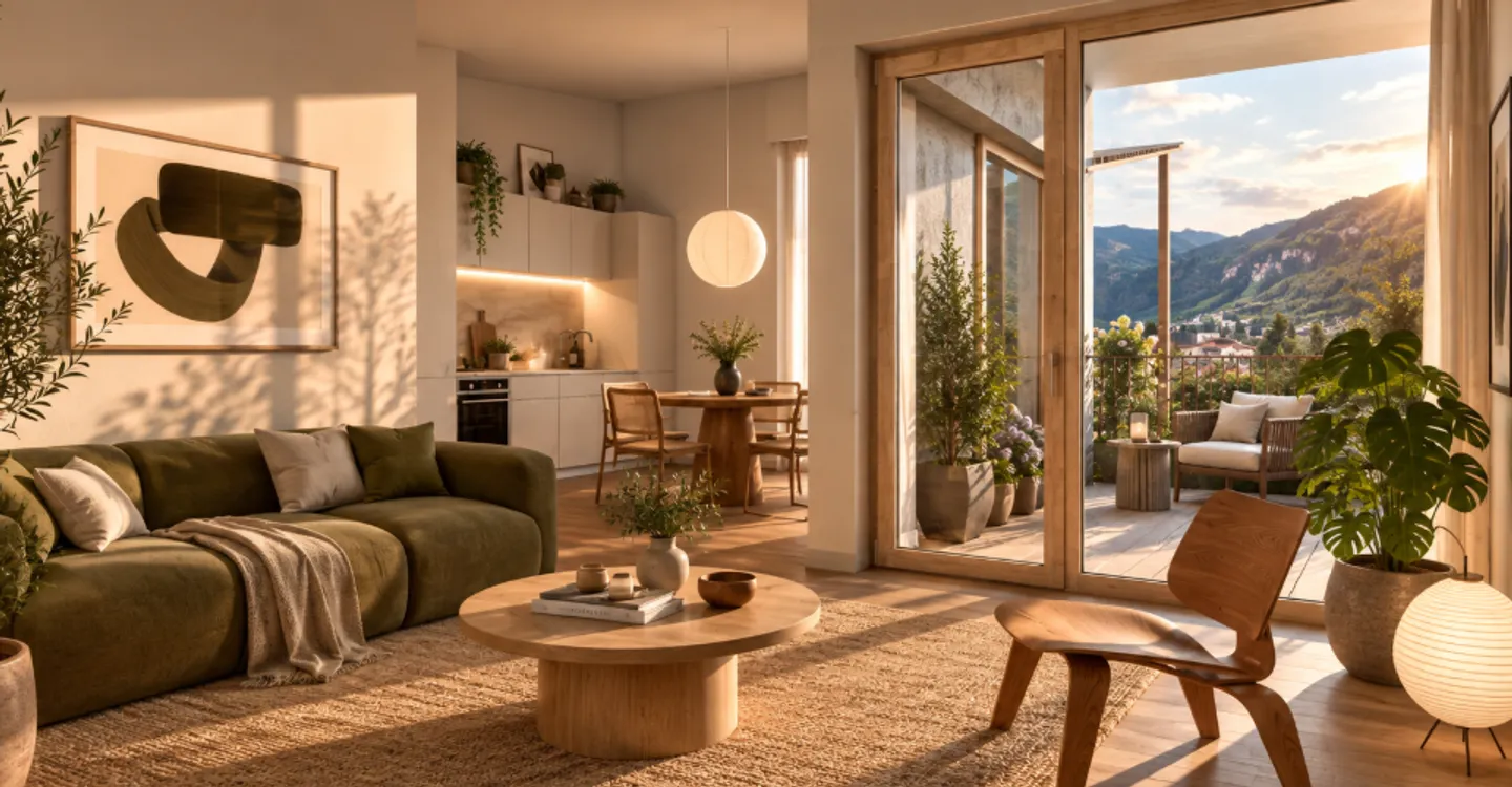 Lo spirito di una villa, il comfort del nuovo – 3,5 locali con ingresso indipendente - Foto 3 di 4