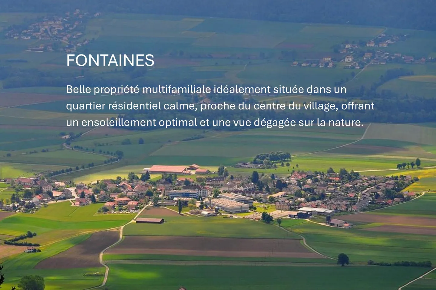 Live in tranquility: modern multifamily property in Val-de-Ruz - Photo 1 of 1