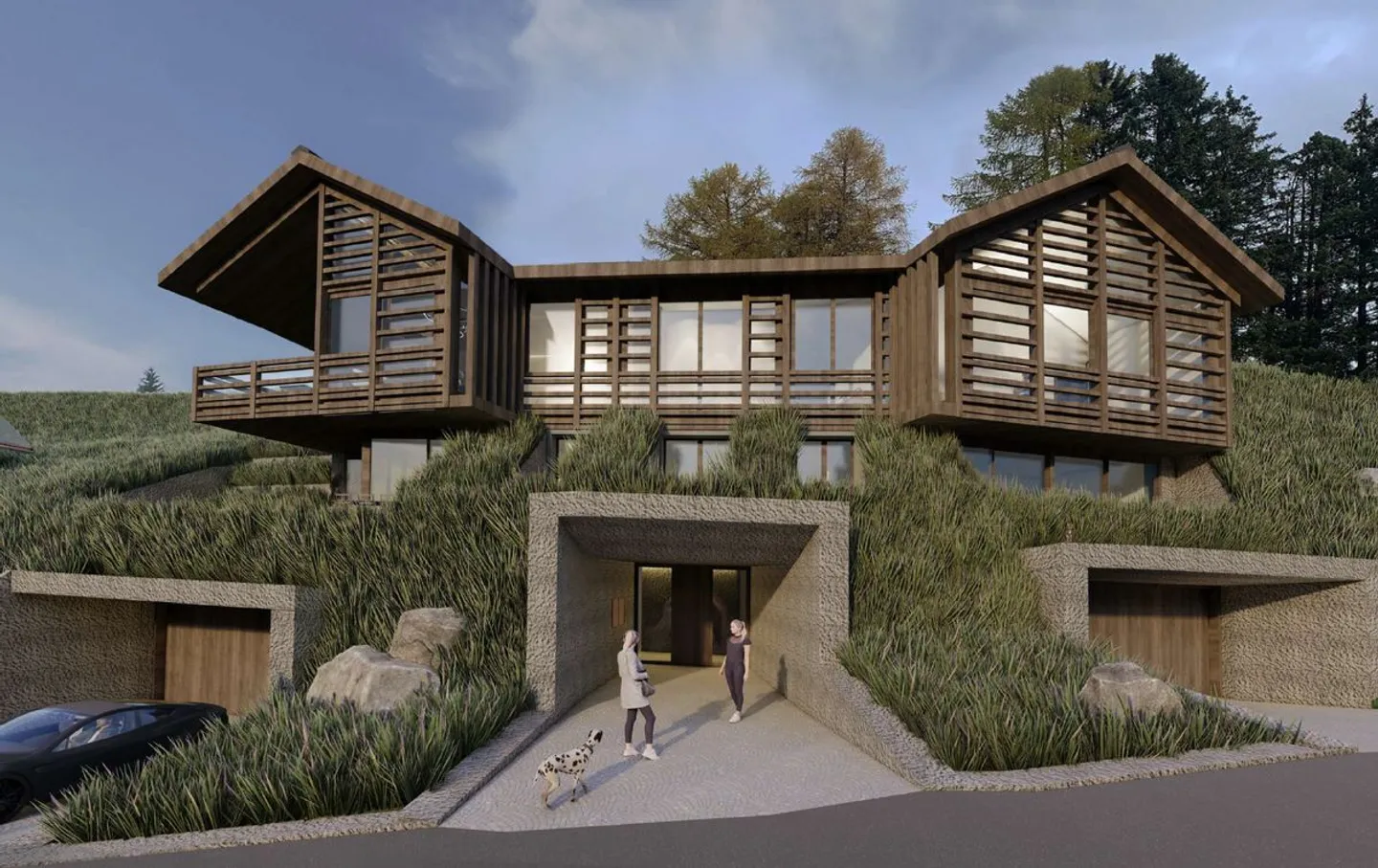 Approved new construction project in the best location in Davos Dorf - Photo 1 of 3