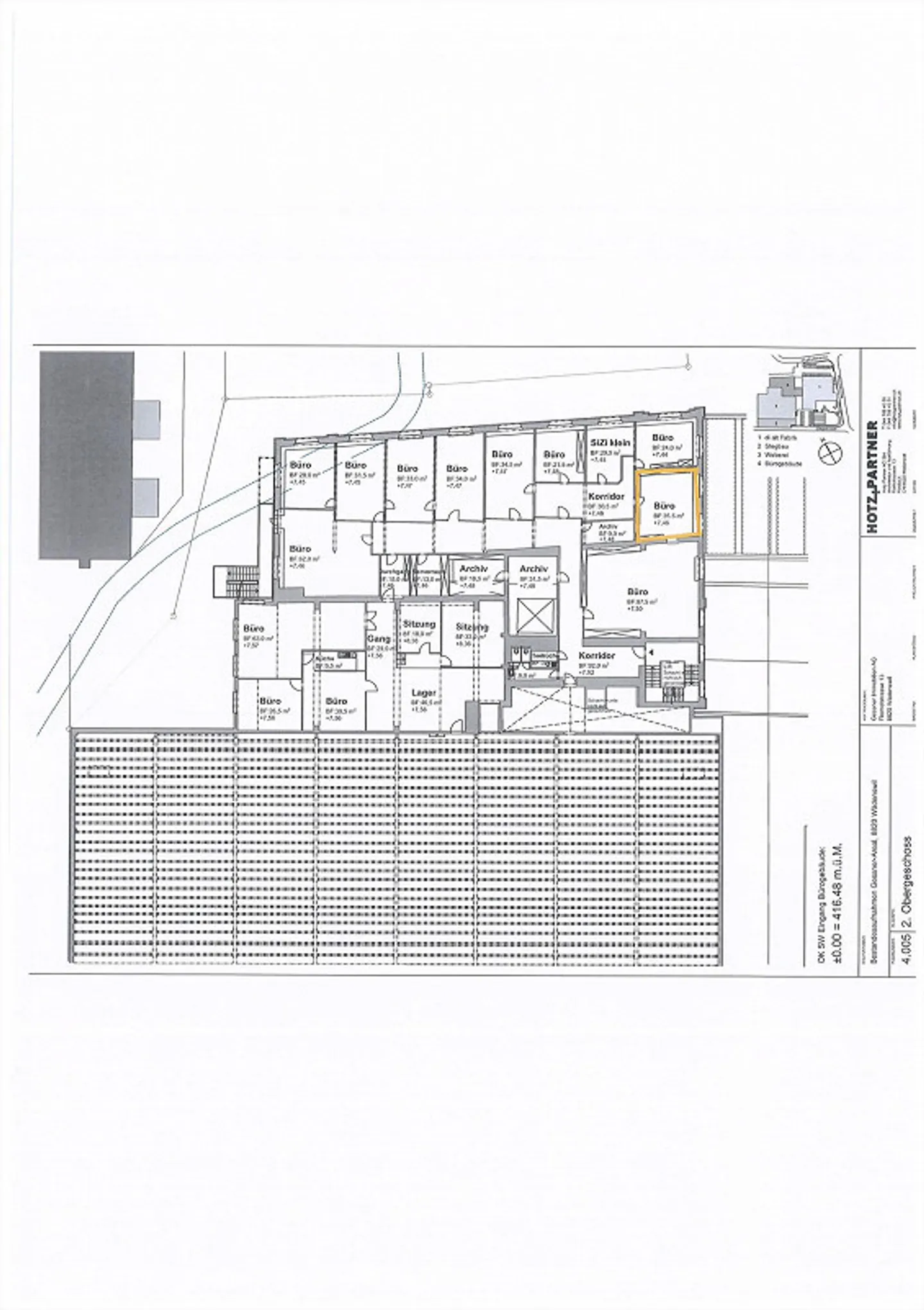 Attraktiver Büroraum im Verwaltungsgebäude - Foto 3 von 3