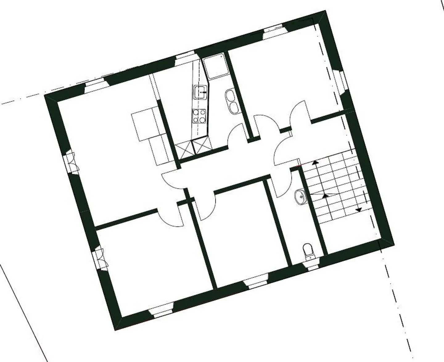 Appartement 4 pièces au 1er étage dans une maison majestueuse - Photo 8 sur 9