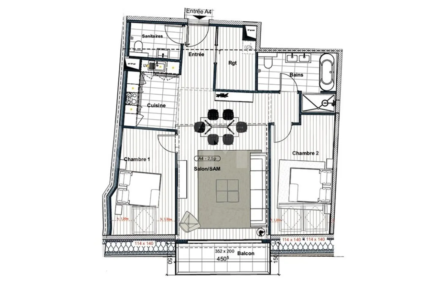 3.5 Room Apartment - Photo 6 of 6