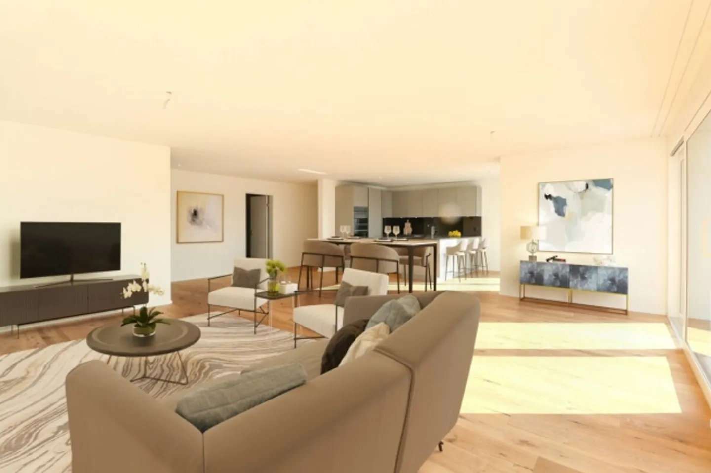 Vivere esclusivo a Seengen, favorevole dal punto di vista fiscale - Appartamento al piano terra con terrazza di 4½ locali - Foto 2 di 9