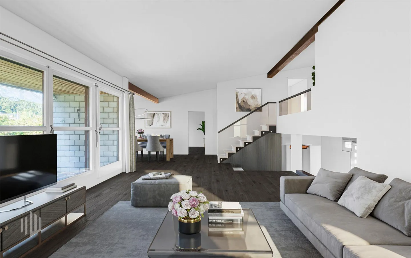 ImmoWyss - Maison architecturale passionnante à réaménager - Photo 5 sur 13