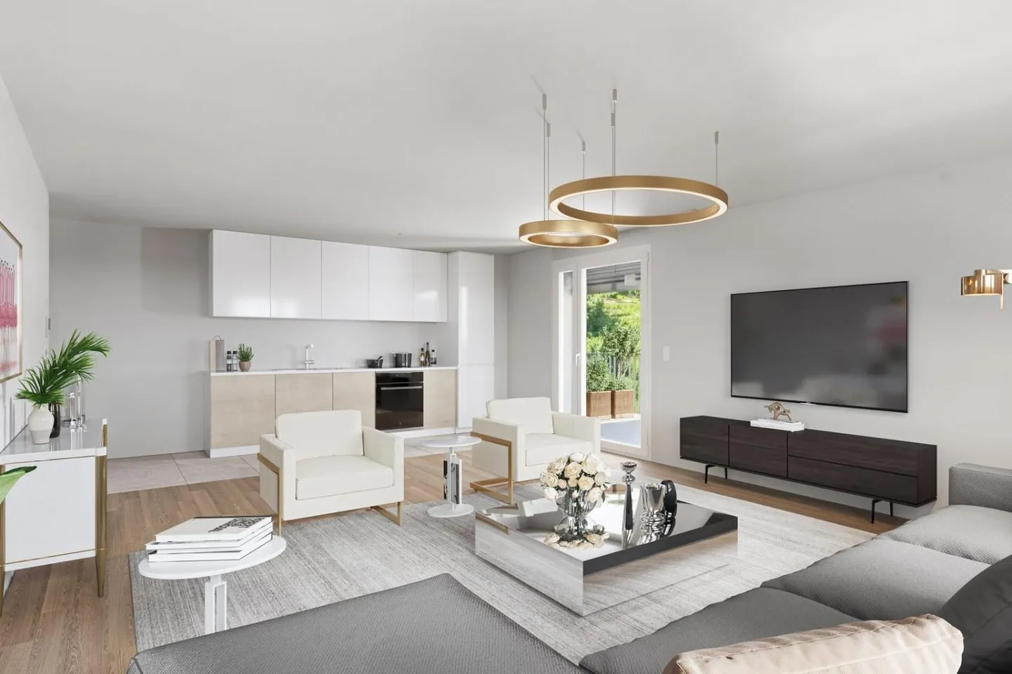 Die Eleganz einer 3,5-Zimmer-Wohnung, die für Ihren Komfort entworfen wurde - Foto 1 von 5