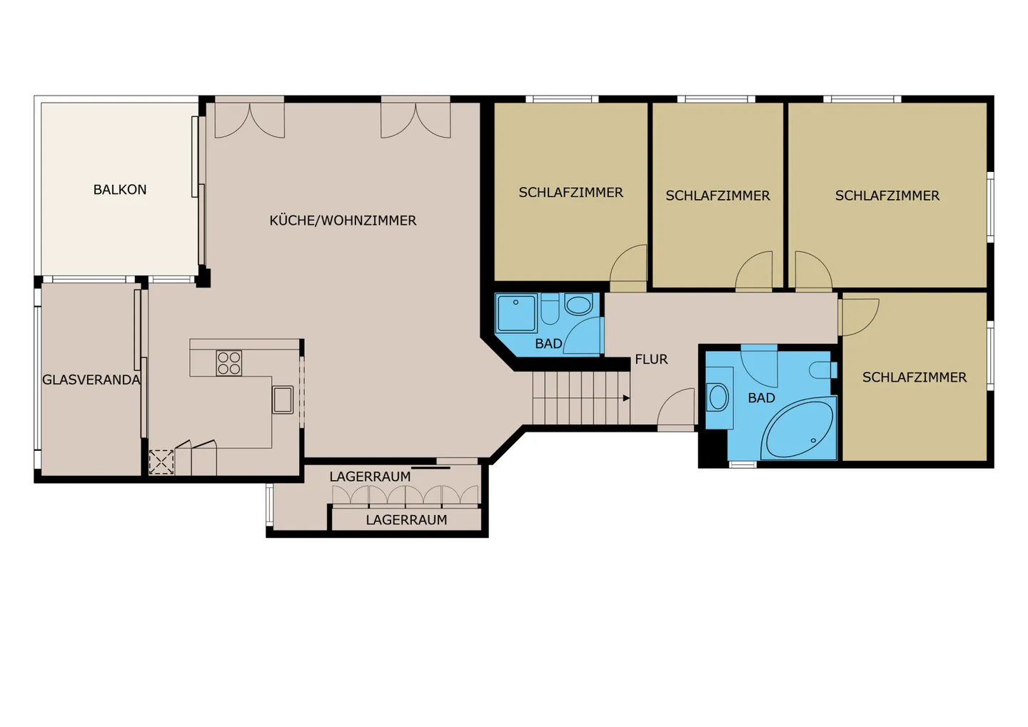 Appartement exclusif de 5,5 pièces dans un emplacement privilégié à Brig - Photo 6 sur 14