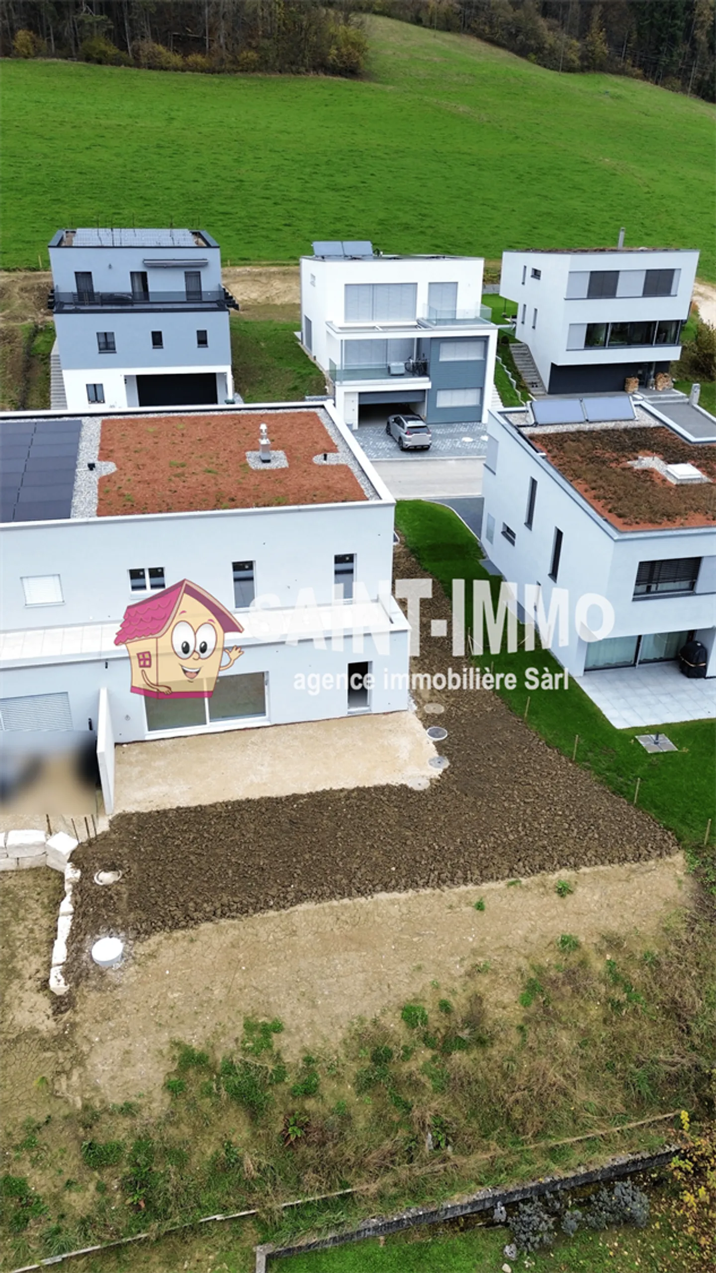 Minergie Terraced Villa with 5.5 Rooms (158 m2) with Large Terrace, Garden and Garage in Cortébert - Photo 25 of 25