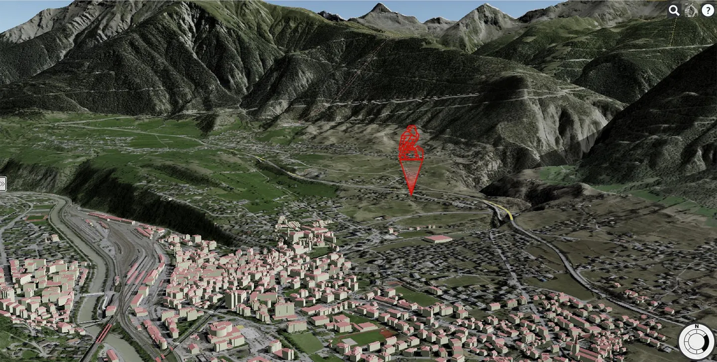 Vente aux enchères : Terrain à bâtir avec vue sur la montagne à Brig-Glis - Photo 1 sur 3