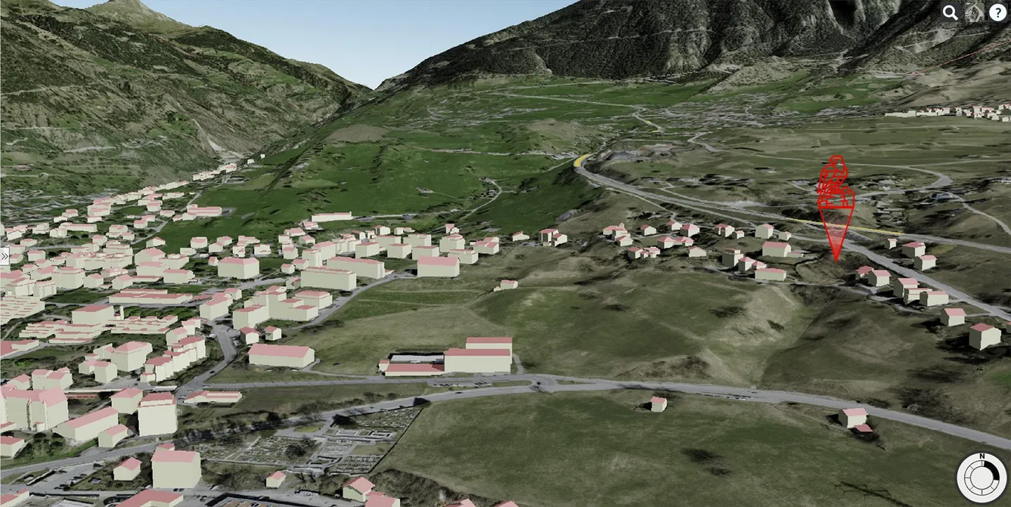 Vente aux enchères : Terrain à bâtir avec vue sur la montagne à Brig-Glis - Photo 3 sur 3