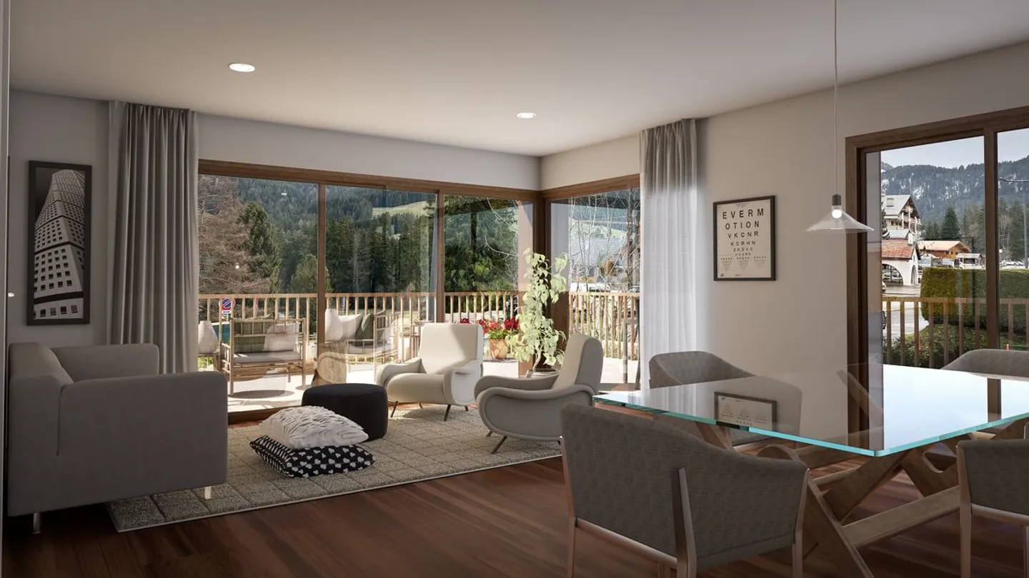 CONSTRUCTION IS UNDERWAY - MAGNIFICENT APARTMENT IN AUX PACCOTS - Photo 4 of 6