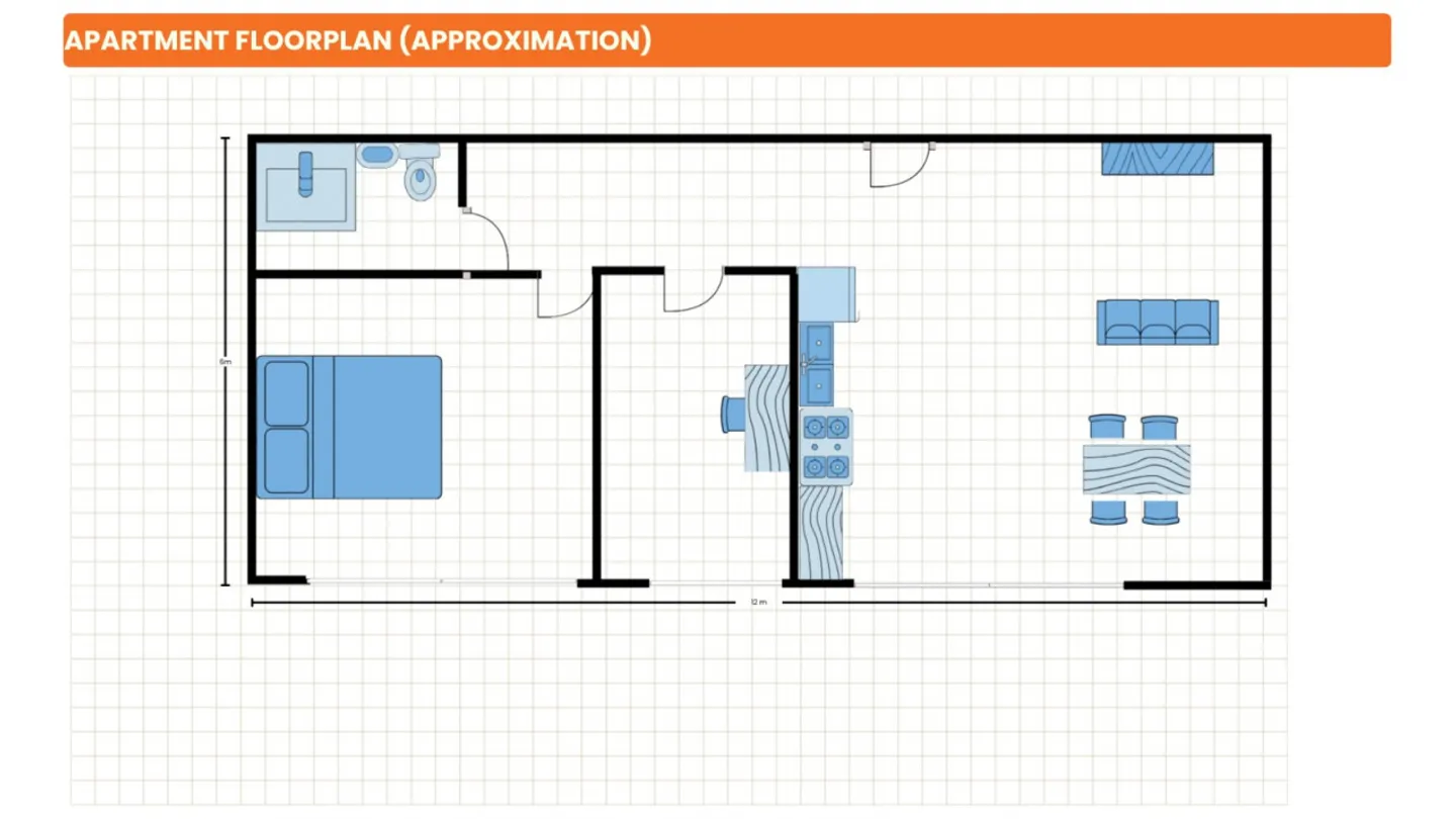 BEL APPARTAMENTO 4 LOCALI ARREDATO - MEYRIN - Foto 8 di 8