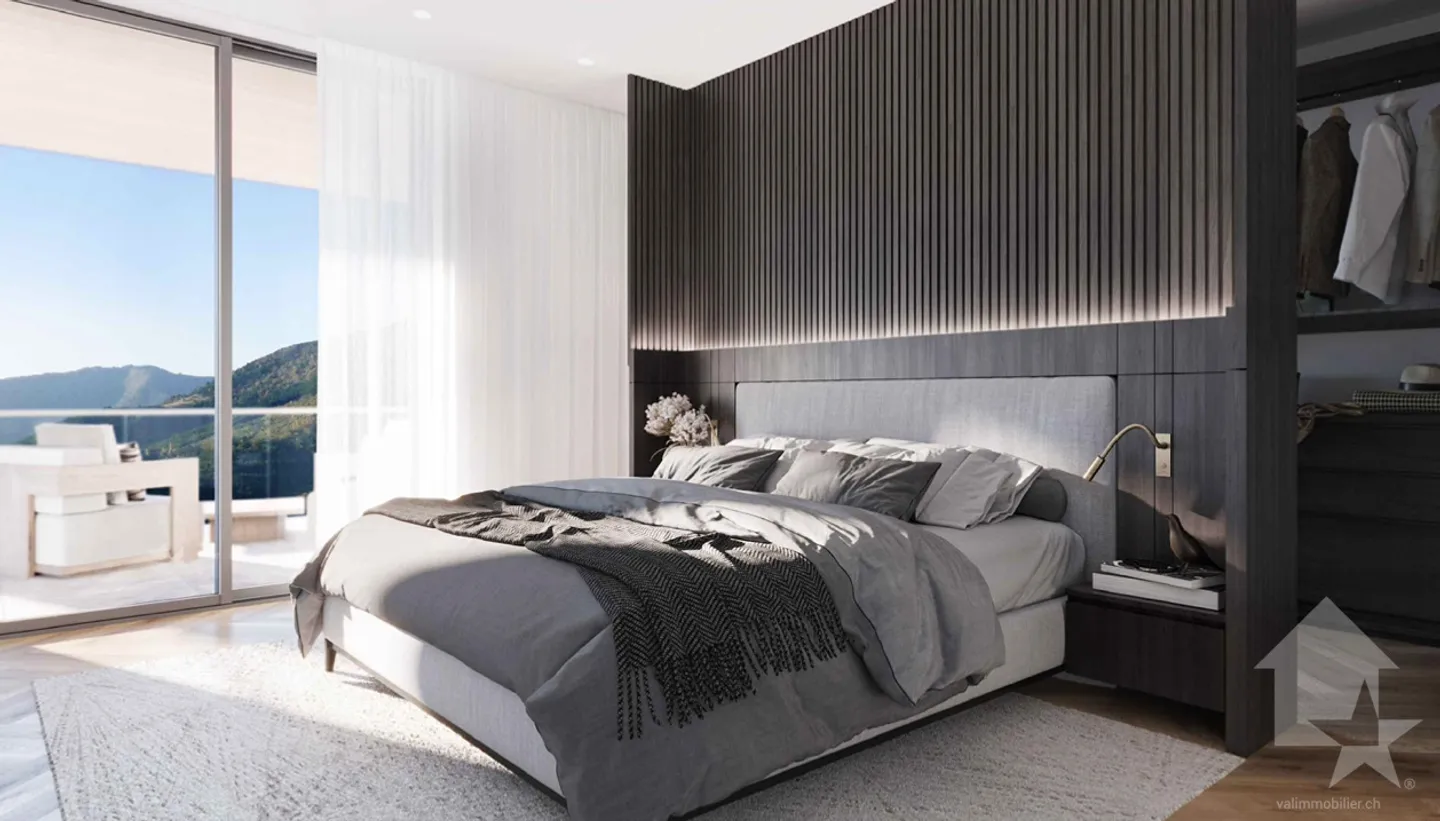 Luxuriöse 2,5 Zimmer in Crans-Montana - Foto 4 von 5