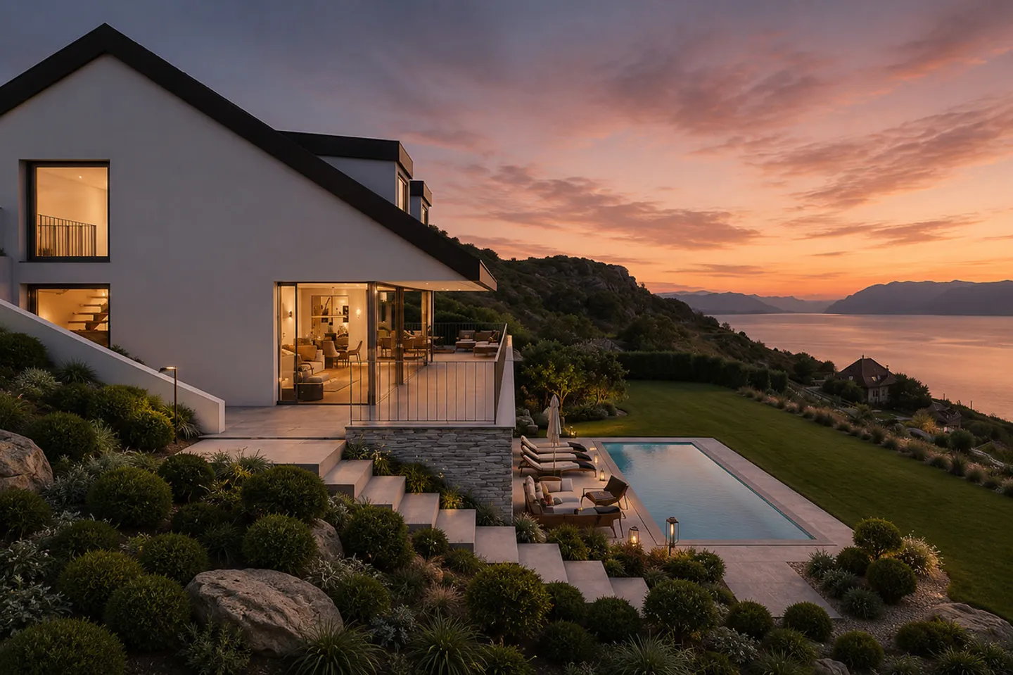 Contemporary Villa with Lake View - Photo 10 of 11