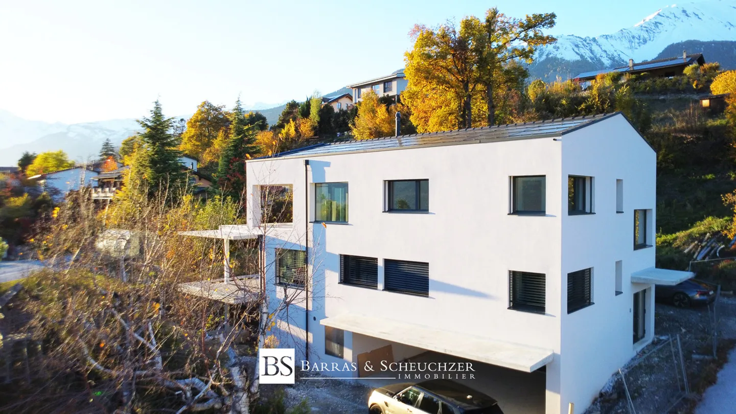 Modernes 4,5-Zimmer-Apartment in Grimisuat - Foto 7 von 9