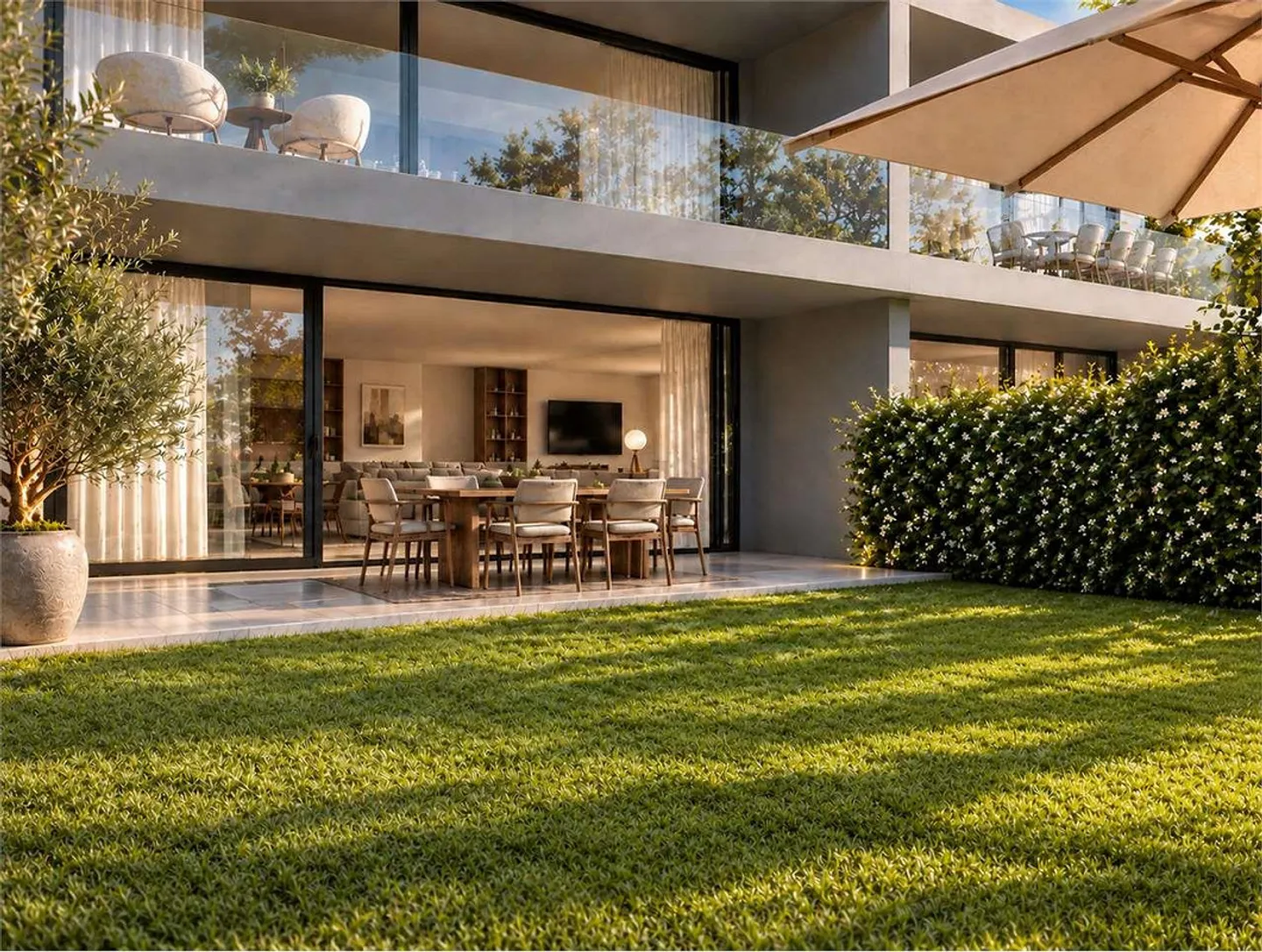 SPACIOUS SPACES AND PRIVATE GARDEN IN NEW RESIDENCE - Photo 2 of 13