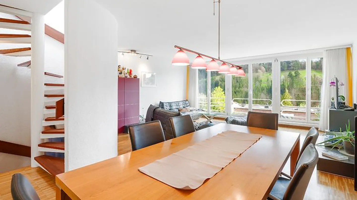 3½ ZI APARTMENT IN ADLIGENSWIL (LU), FURNISHED, TEMPORARY - Photo 2 of 10