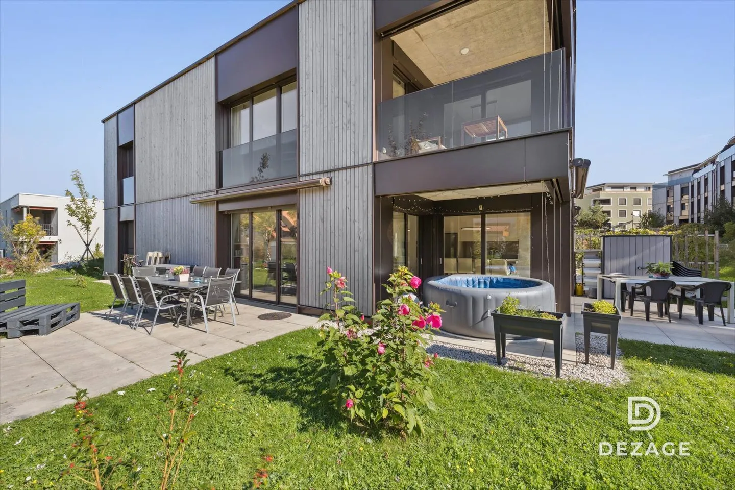Serenità di un nuovo appartamento Minergie con giardino, a pochi passi dal centro di Echallens - Foto 1 di 11