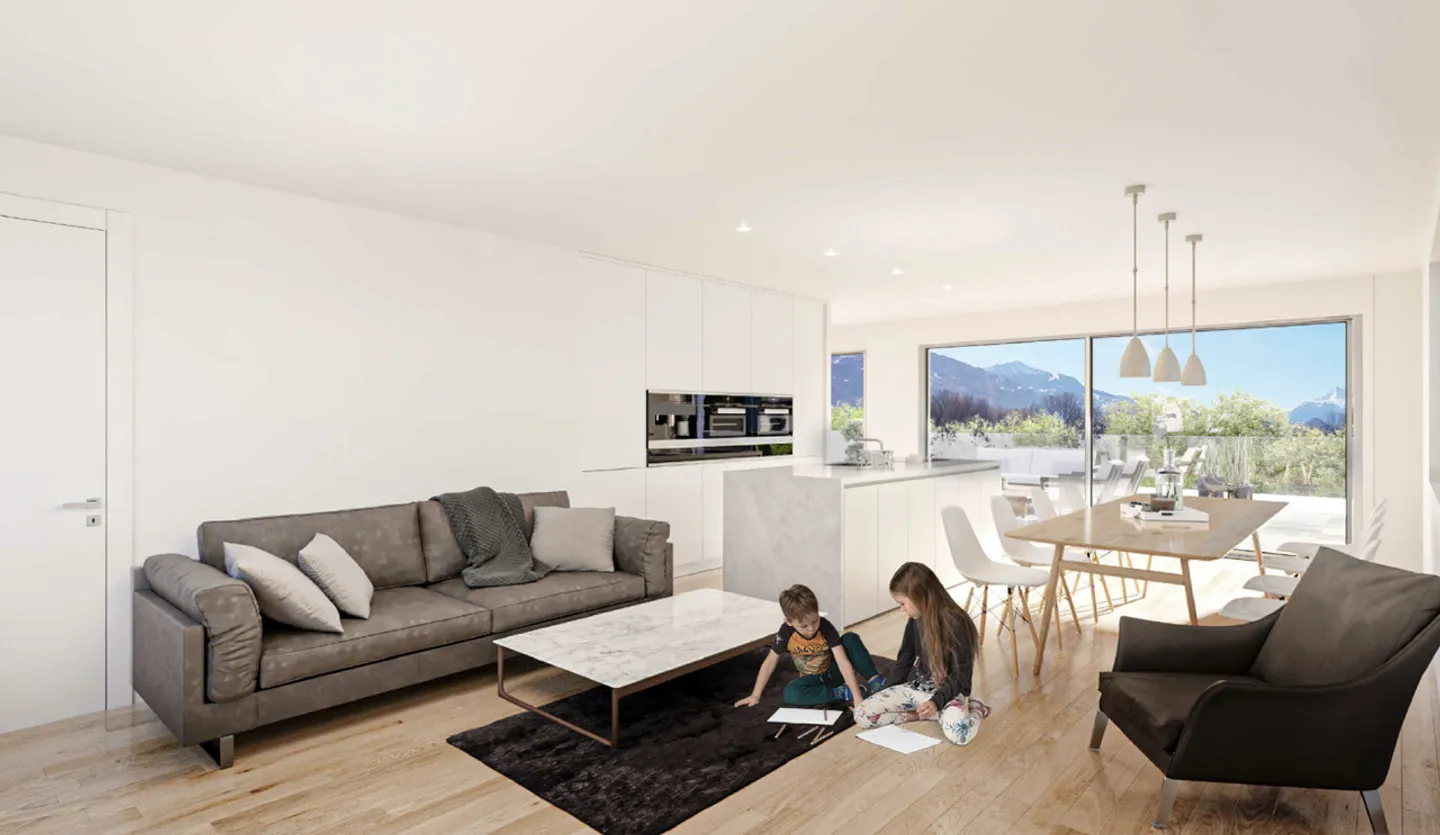 Luxuriöse Attika in Sion - Foto 9 von 16