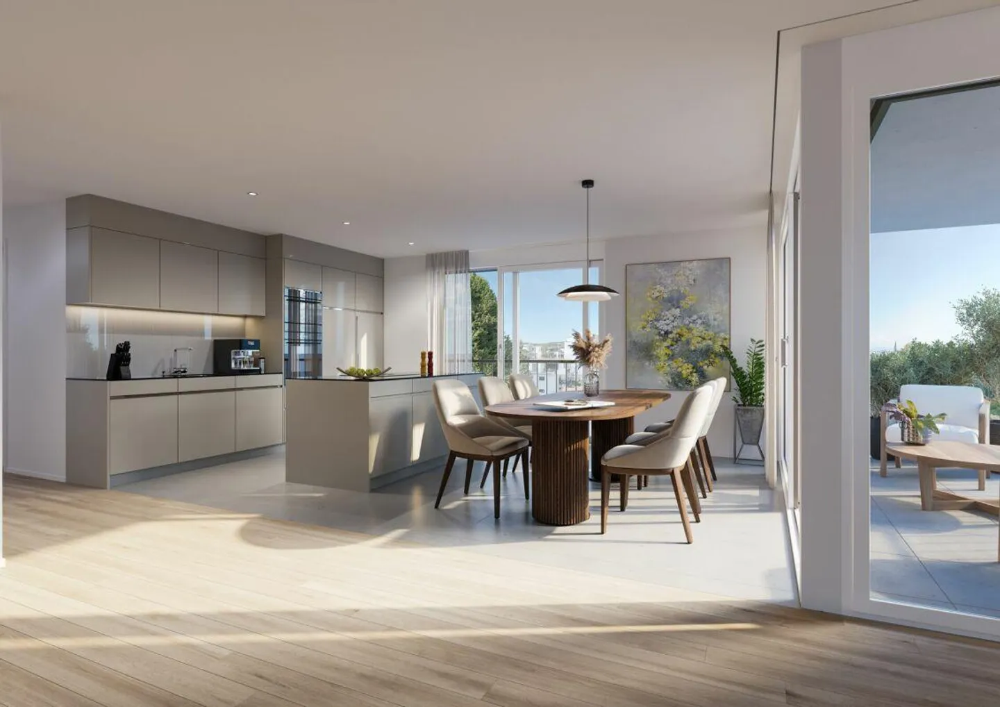 Quadro-Vista Wetzikon Appartamento 3.5 locali A1 - Foto 4 di 5