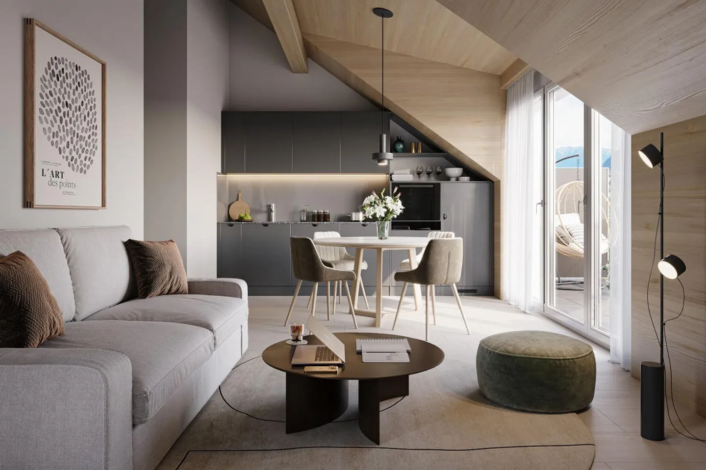 Appartement dans le projet de construction neuve «Tgivisuri» - Photo 2 sur 4