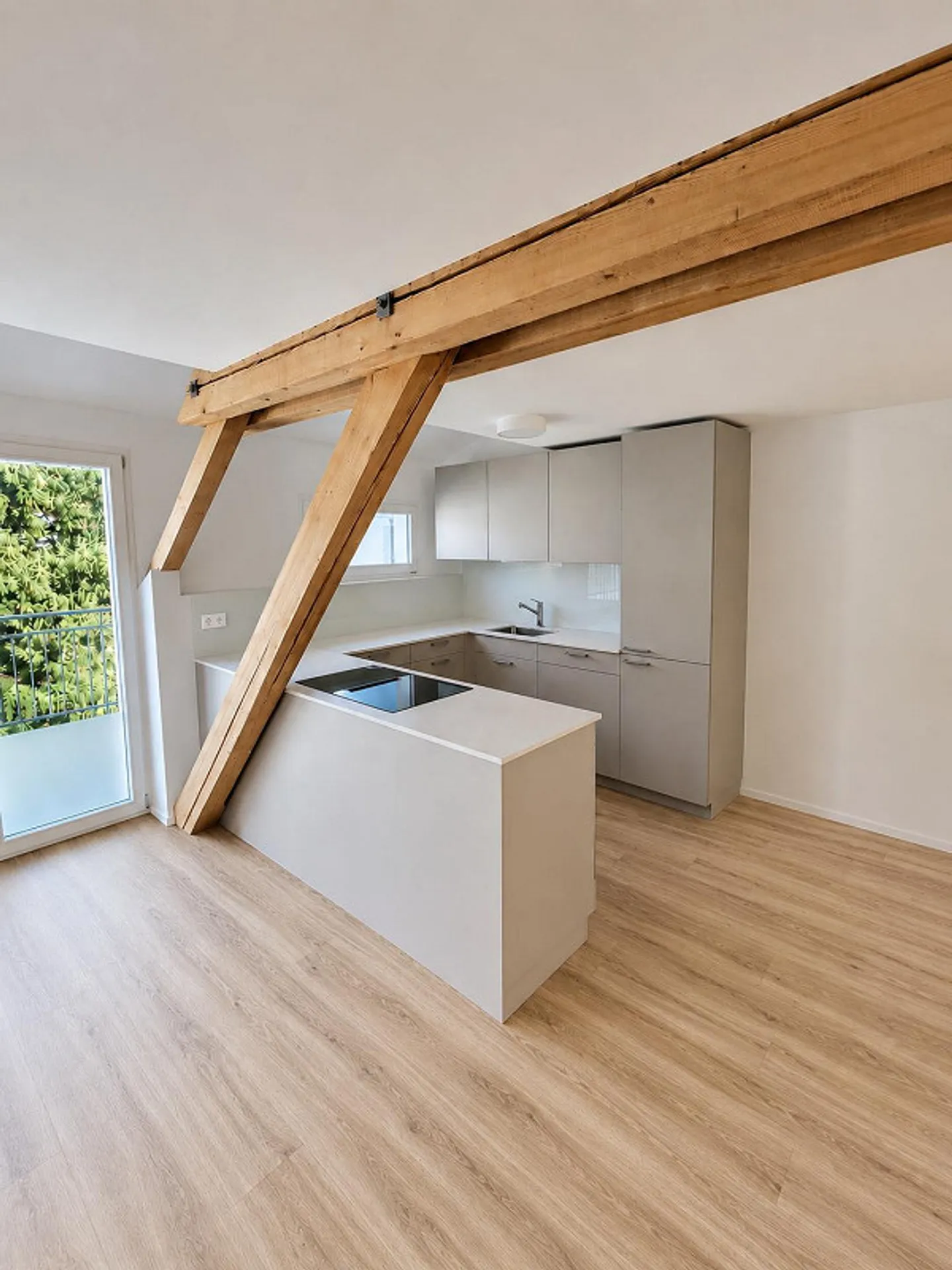 Completely renovated penthouse apartment with gallery, balcony, and direct lift - Photo 1 of 15